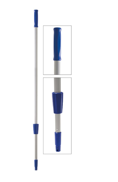 MANER TELESCOPIC ALUMINIU  2 PCS x 1.50 M ( 3 M )  BLUE GRIP